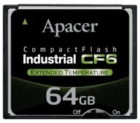 Industrielle CF-Karten der sechsten Generation von Apacer erreichen nahezu die Geschwindigkeit von SATA