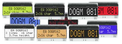 EA DOG Displays mit minimalem Stromverbrauch jetzt auch in größeren Formaten